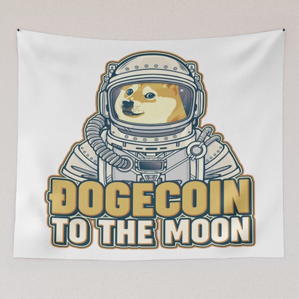 Item preview, Dogecoin to the moon designed and sold by FrenchArtee.