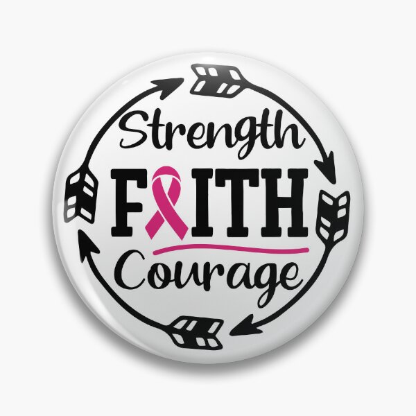 Item preview, Breast Cancer - Strength, Faith, Courage designed and sold by fredgarden8.