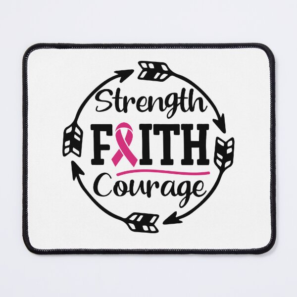 Item preview, Breast Cancer - Strength, Faith, Courage designed and sold by fredgarden8.