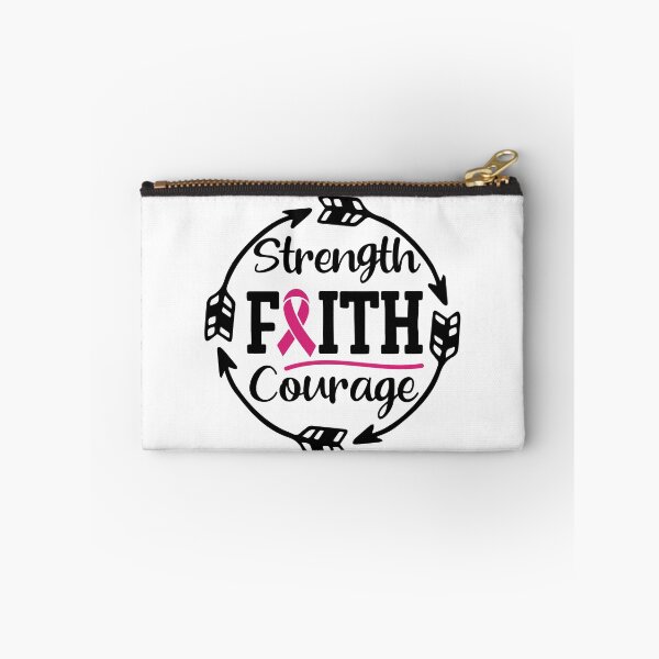 Item preview, Breast Cancer - Strength, Faith, Courage designed and sold by fredgarden8.