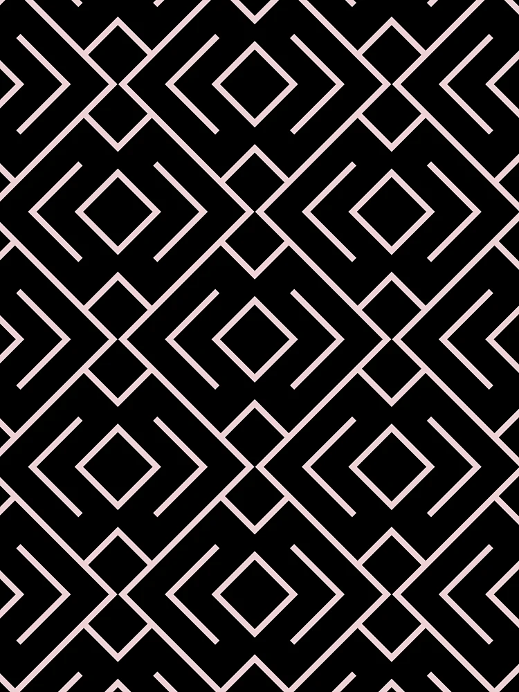 Thumbnail 6 von 6, Leichter Pullover, Black and Pink Geometric Shape Mosaic Pattern 4 Pairs DE 2022 Popular Color Short and Sweet DE6023 designt und verkauft von ColorOfTheYears.