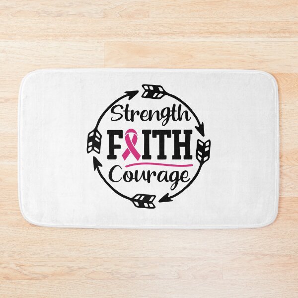 Item preview, Breast Cancer - Strength, Faith, Courage designed and sold by fredgarden8.