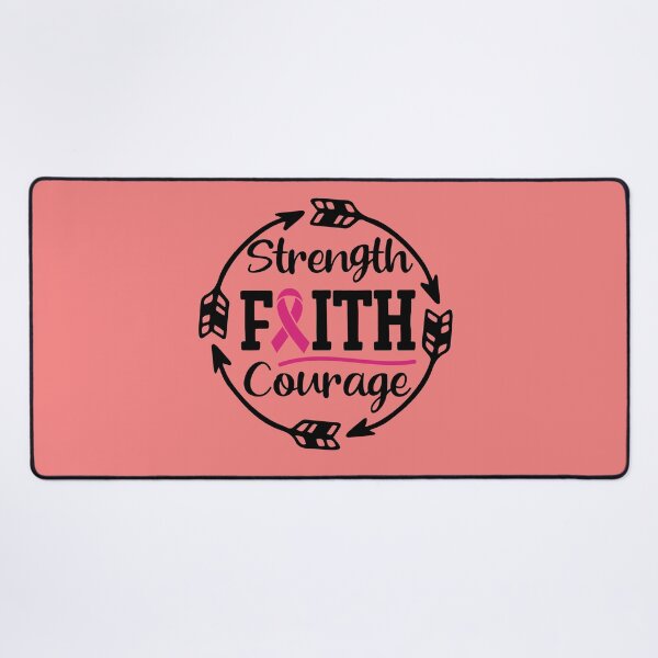 Item preview, Breast Cancer - Strength, Faith, Courage designed and sold by fredgarden8.