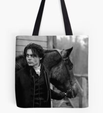 Johnny Depp with horse Tote Bag
