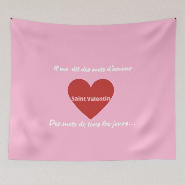 Item preview, "IT'S VALENTINE'S DAY" HEART T-SHIRT designed and sold by monoso0607.