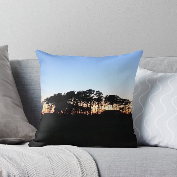 Item preview, Trees silhouetted against sunset sky designed and sold by WhiteCatPhoto.