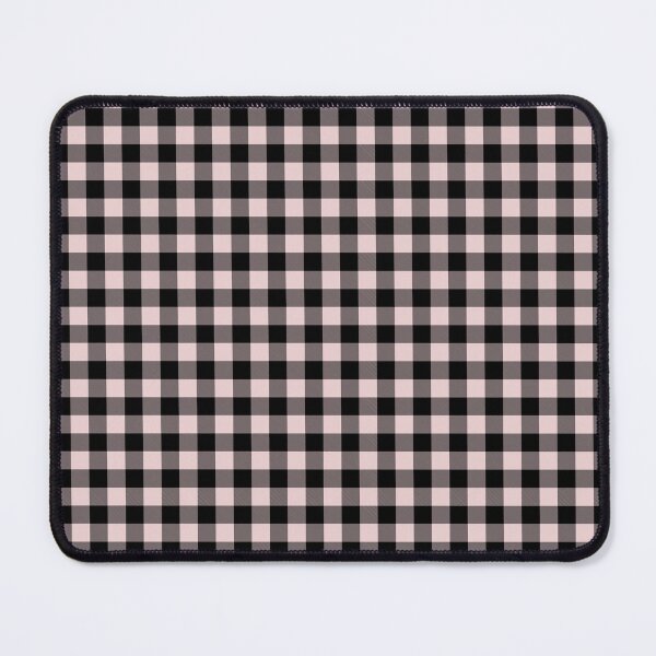 Artikelvorschau, Black and Pink Buffalo Plaid Pattern Pairs DE 2022 Popular Color Short and Sweet DE6023 entworfen und verkauft von ColorOfTheYears.