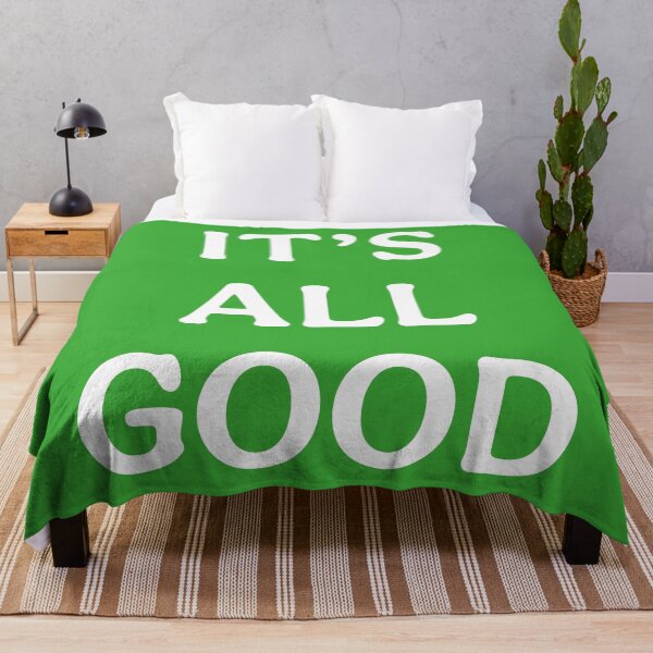 Item preview, Its All Good (White Green) designed and sold by ToluaPrints.