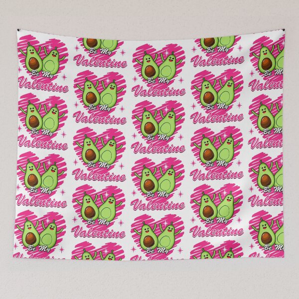 Item preview, Be My Valentine, You are my valentine Avocado Pink Color designed and sold by MisPuHoney.