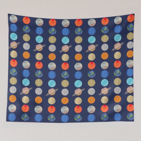 Item preview, The Solar System - Sun, Mercury, Venus, Earth, Mars, Jupiter, Saturn, Uranus, Neptune, Pluto designed and sold by OstarasAttic.