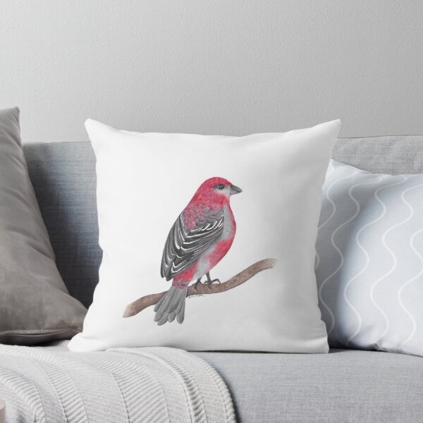 Item preview, Pine Grosbeak Watercolor  designed and sold by Julia Manstan.