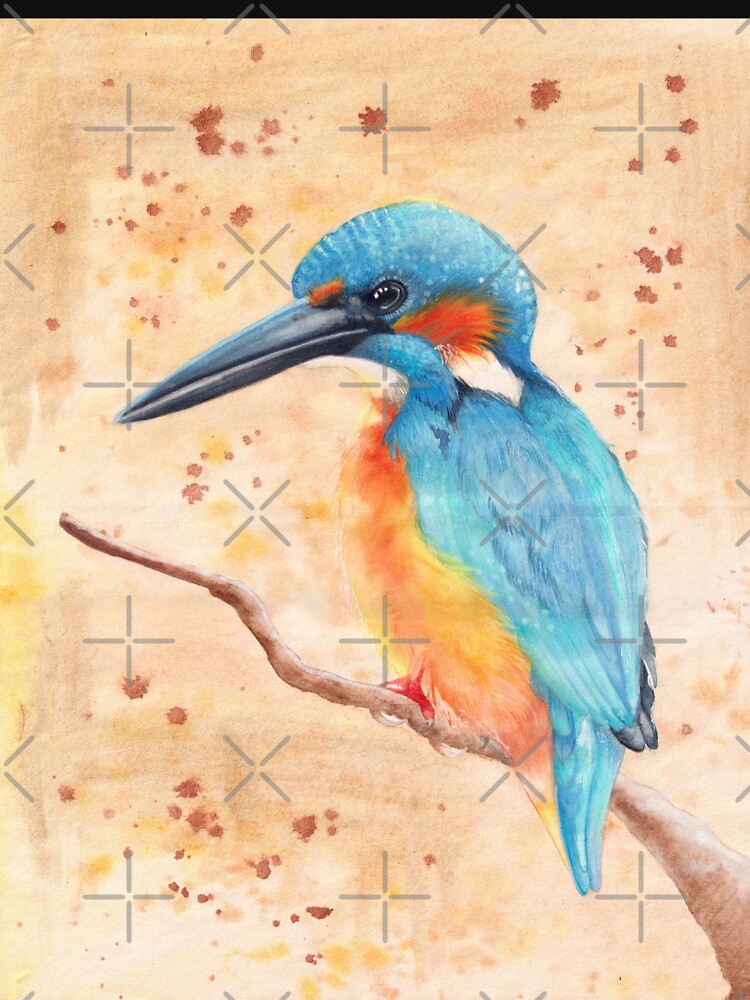 Thumbnail 7 of 7, Classic T-Shirt, Kingfisher designed and sold by BeckmogArt.