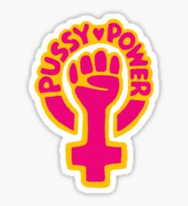 pussy power Sticker