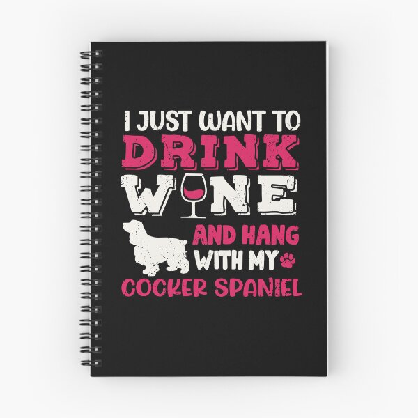 Item preview, Cocker Spaniel Dog Dad Mom And Drink Wine designed and sold by rafaeltto.