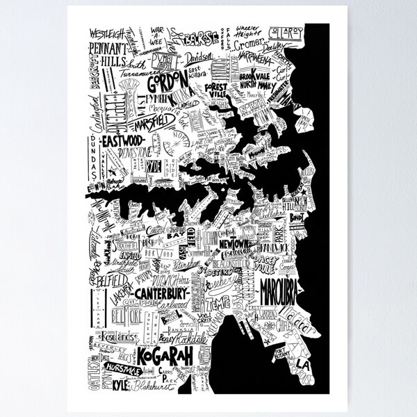 Item preview, Sydney Suburbs designed and sold by australiabyhand.