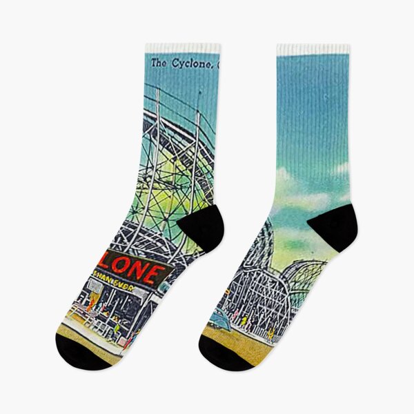 Item preview, Cyclone, Coney Island Cyclone, roller coaster, amusement parks, vintage roller coasters, wooden roller coasters, Luna Park,  designed and sold by Nostrathomas66.