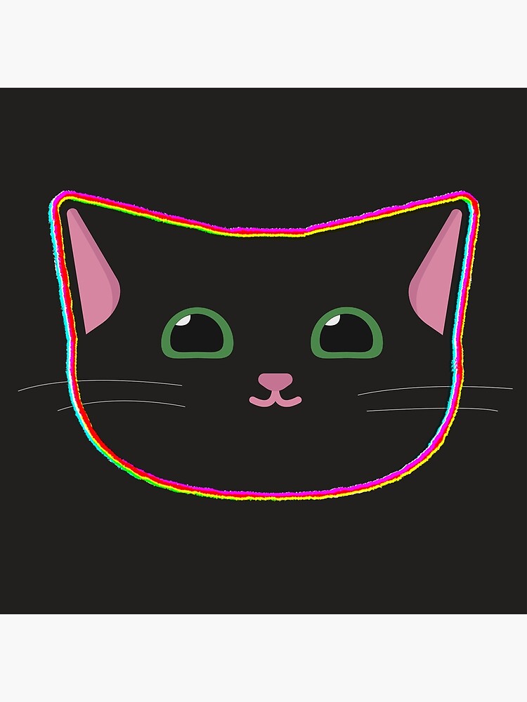 Glitch Kitten Pixel Art | Art Board Print