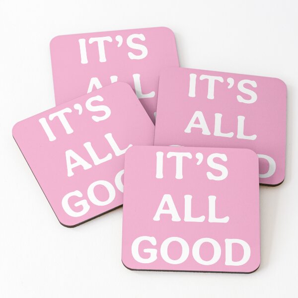 Item preview, Its All Good (White Pink) designed and sold by ToluaPrints.