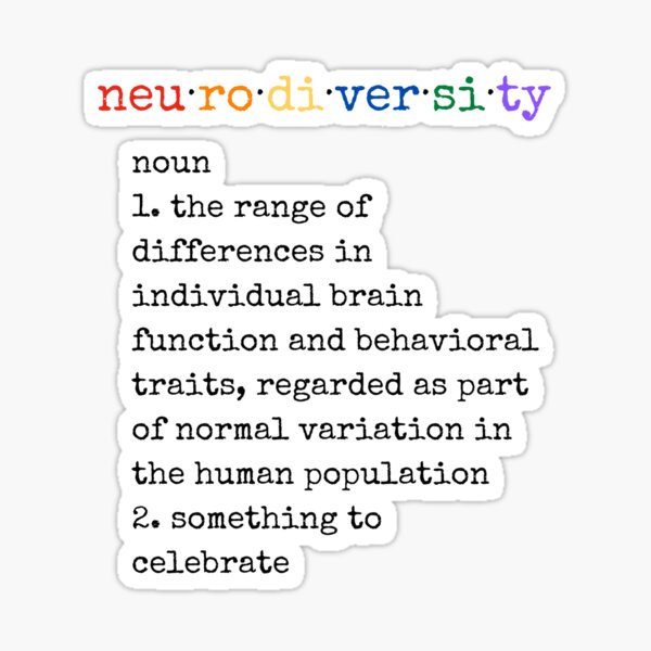 Item preview, Neurodiversity Definition designed and sold by LibbyKochWrites.