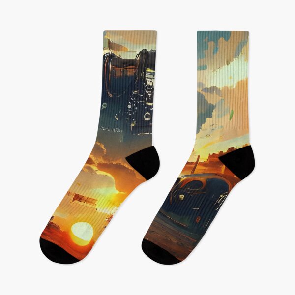 Artikelvorschau, AI generierte Kunst, Vintage Sunset DSLR entworfen und verkauft von ACC .