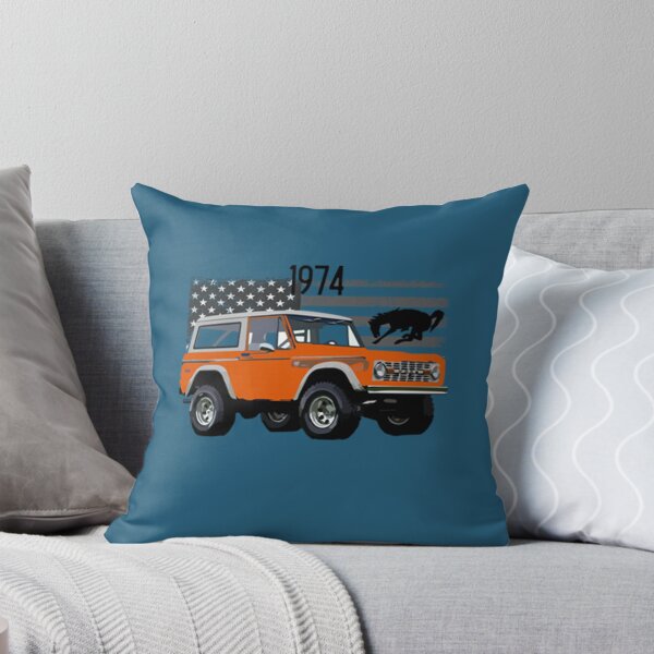 Artikelvorschau, Bronco 1974 Orange Rennen entworfen und verkauft von CKECustomShirts.