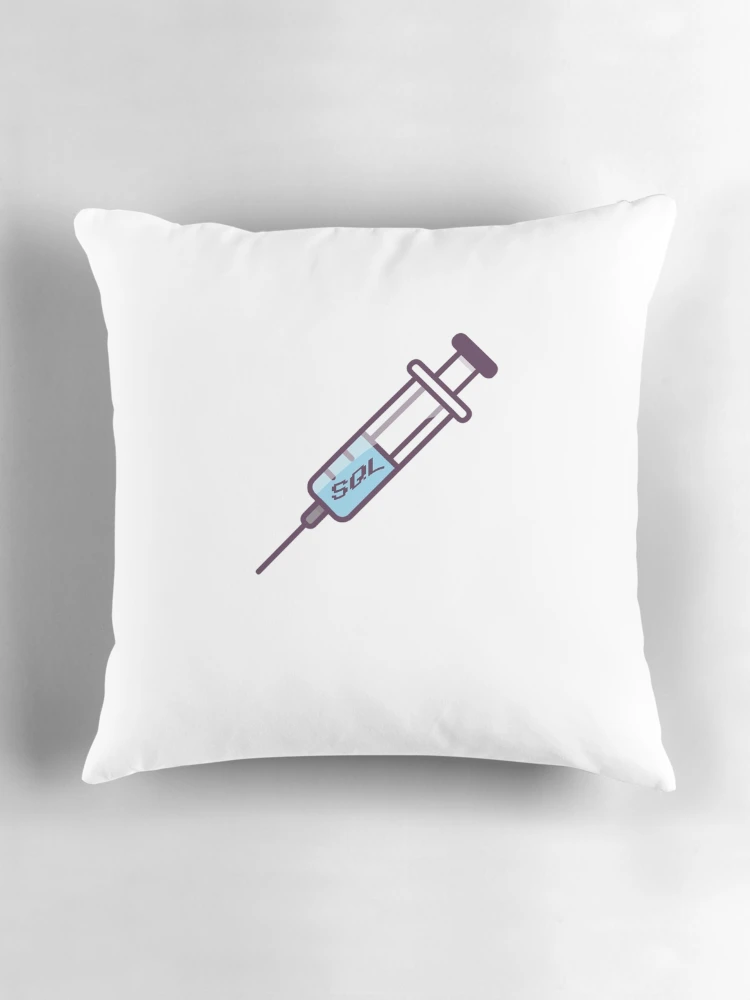 Thumbnail 3 of 4, Pillow, SQL Injection designed and sold by Yonik ★★★★★.