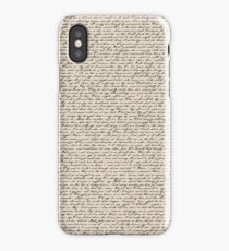 Literature in Print: Shakespeare's Sonnets iPhone Case