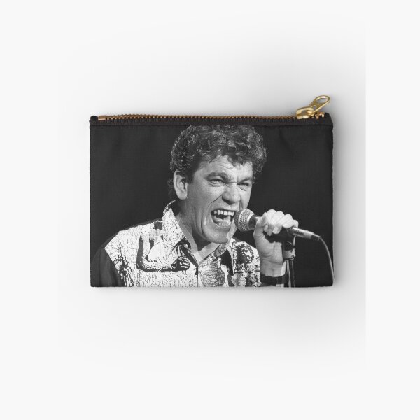 Item preview, Dan McCafferty Nazareth BW Photograph designed and sold by ConcertImages.