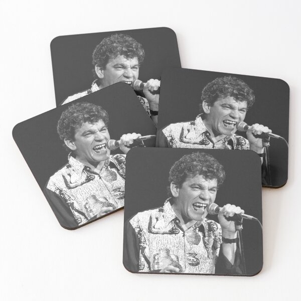 Item preview, Dan McCafferty Nazareth BW Photograph designed and sold by ConcertImages.