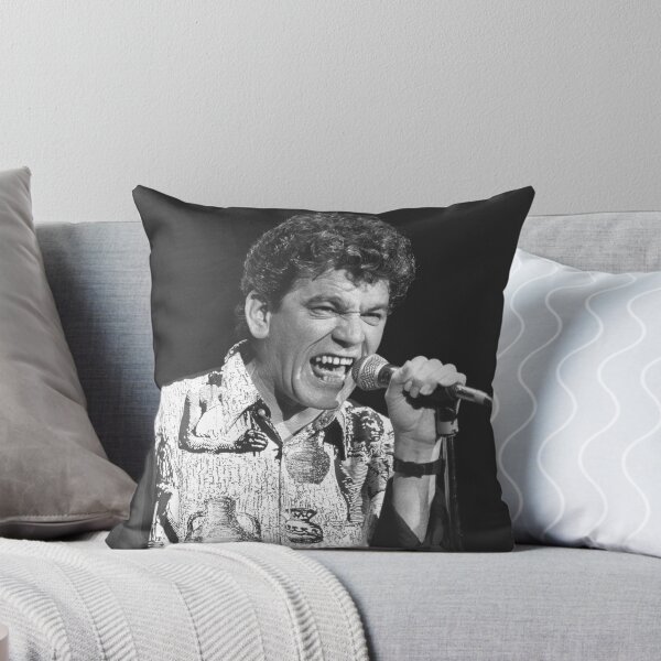 Item preview, Dan McCafferty Nazareth BW Photograph designed and sold by ConcertImages.