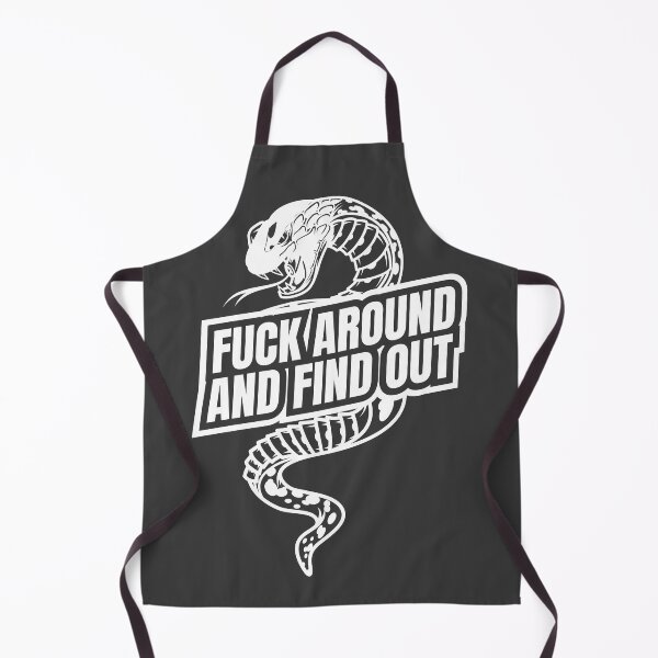 Item preview, FAFO Fuck Around and Find Out snake white designed and sold by Z0nked.