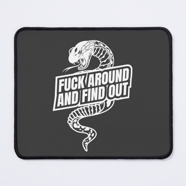 Item preview, FAFO Fuck Around and Find Out snake white designed and sold by Z0nked.