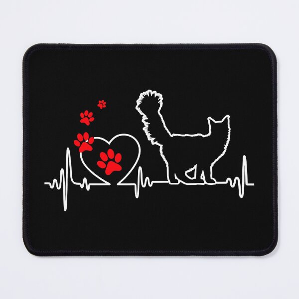 Item preview, Heartbeat Cat Kitten Lover Valentines Day designed and sold by norwoodcarney.