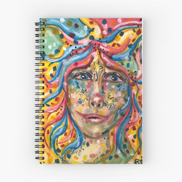 Item preview, Lady With Multi-Coloured Hair - Bold Beautiful Portrait  designed and sold by Bumble Bean.