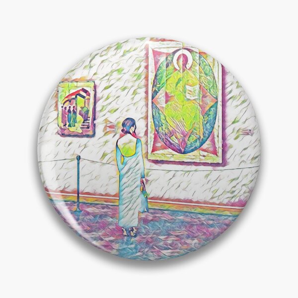 Artikelvorschau, "Frau in der Kunstgalerie" entworfen und verkauft von Ki-Yumi-Art.