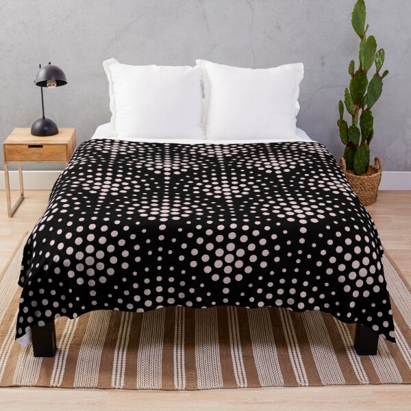 Artikelvorschau, Black and Pink Polka Dot Scallop Pattern Pairs DE 2022 Popular Color Short and Sweet DE6023 entworfen und verkauft von ColorOfTheYears.