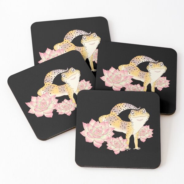 Item preview, Normal Leopard Gecko and Succulents II designed and sold by anacecilia.