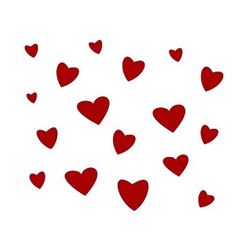 Imagen de la obra Corazones rojos de JMSU