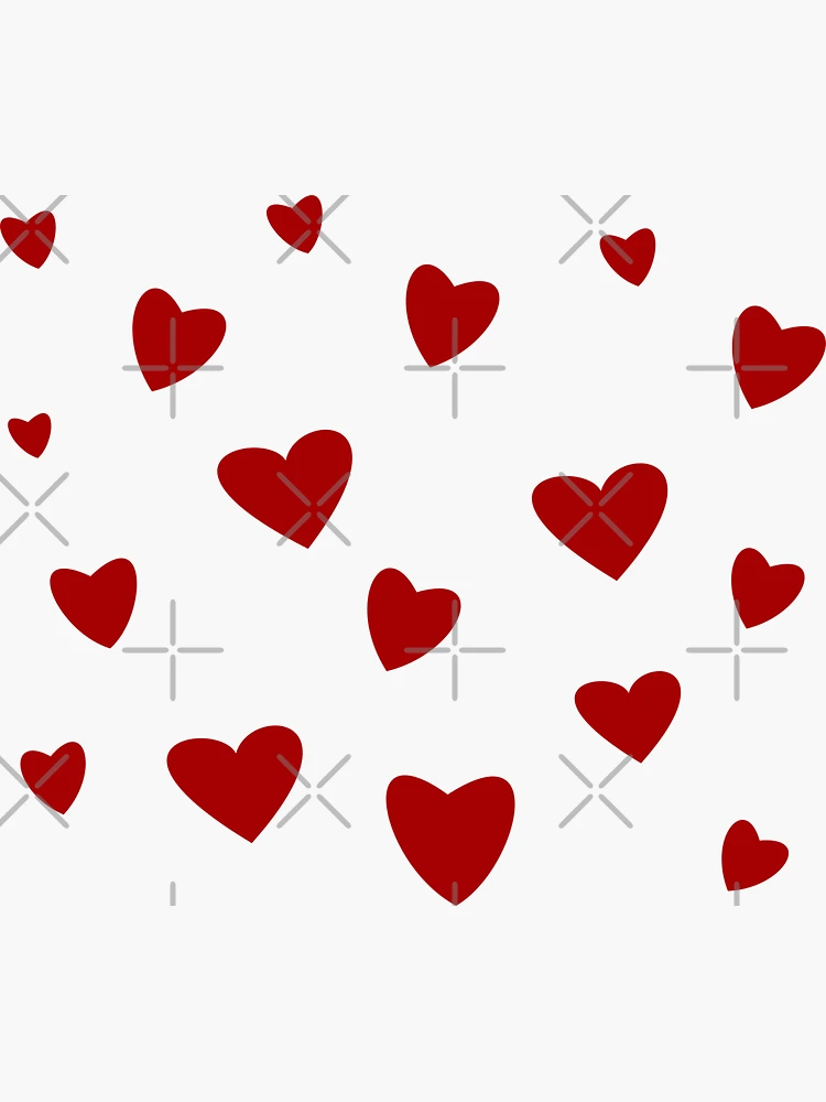 Premium Vector Red Hearts In Line Style Seamless Romantic Pattern - Foto 10