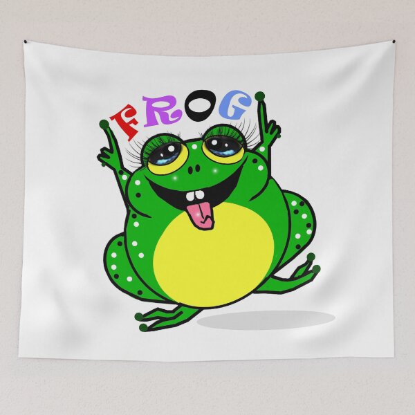 Item preview, Happy Frog  designed and sold by Shirley cute art .