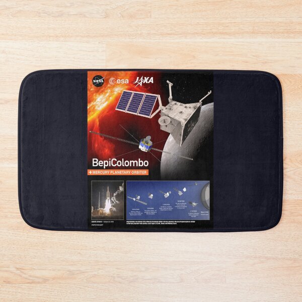 Item preview, NASA BepiColombo mission overview poster designed and sold by SolidEarthArt.