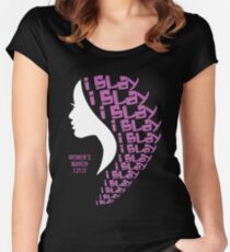 Women's March 1.21.17 Fundraiser - "I Slay" Protest Design Women's Fitted Scoop T-Shirt