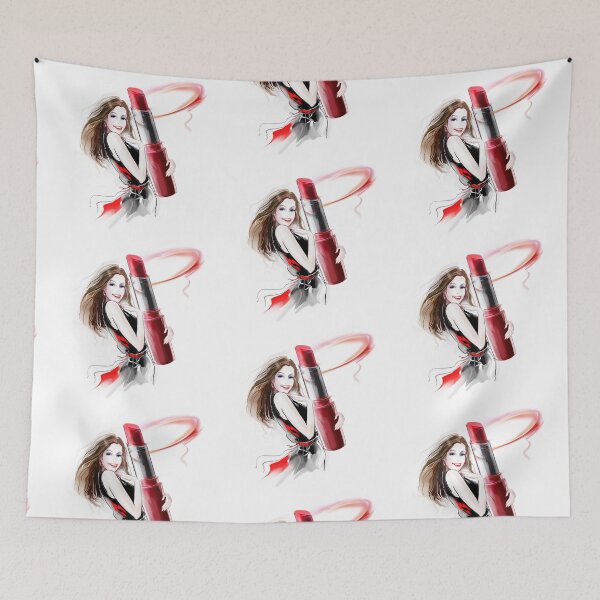 Item preview, girl with lipstick designed and sold by Teni.