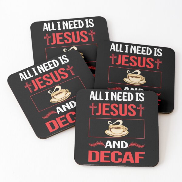 Item preview, Funny Jesus Decaf designed and sold by DougPoulos.