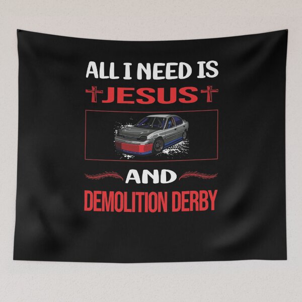 Item preview, Funny Jesus Demolition Derby designed and sold by DougPoulos.