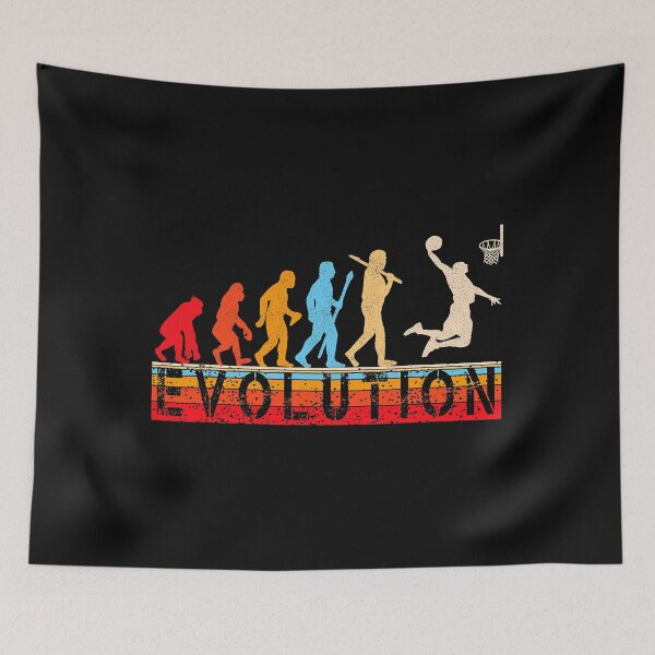 Item preview, Evolution Basketball Funny Basketball players designed and sold by jackjerry.