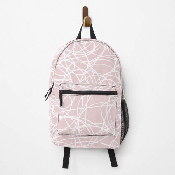 Artikelvorschau, Pink and White Thick Scribble Mosaic Pattern Pairs DE 2022 Popular Color Short and Sweet DE6023 entworfen und verkauft von ColorOfTheYears.