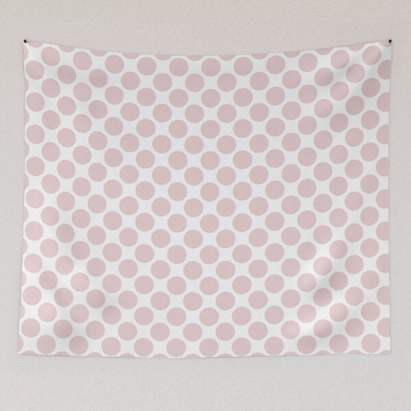 Artikelvorschau, Pink and White Uniform Large Polka Dot Pattern Pairs DE 2022 Popular Color Short and Sweet DE6023 entworfen und verkauft von ColorOfTheYears.
