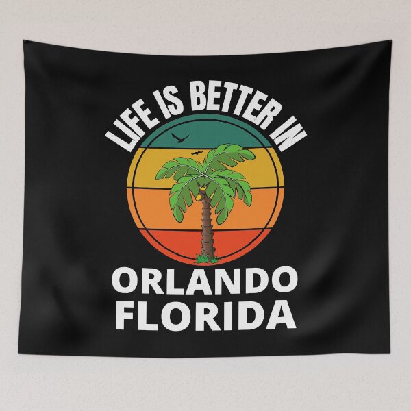 Item preview, Retro Life Is Better In Orlando Florida Sunshine State designed and sold by RGRamsey.