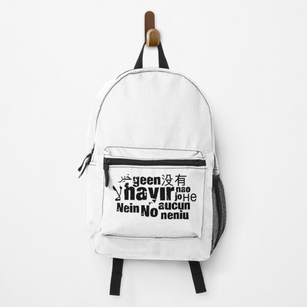 Item preview, The word "no" in different languages - black designed and sold by pASob-dESIGN.